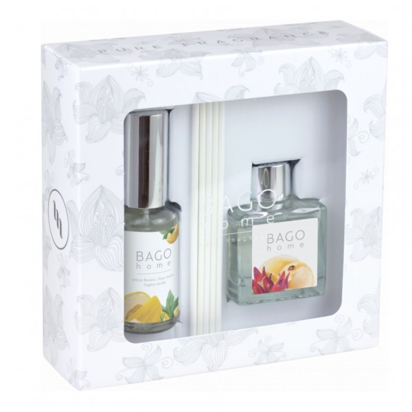 Набор BAGO home Марула диффузор 50мл Сладкая дыня спрей 30мл фото