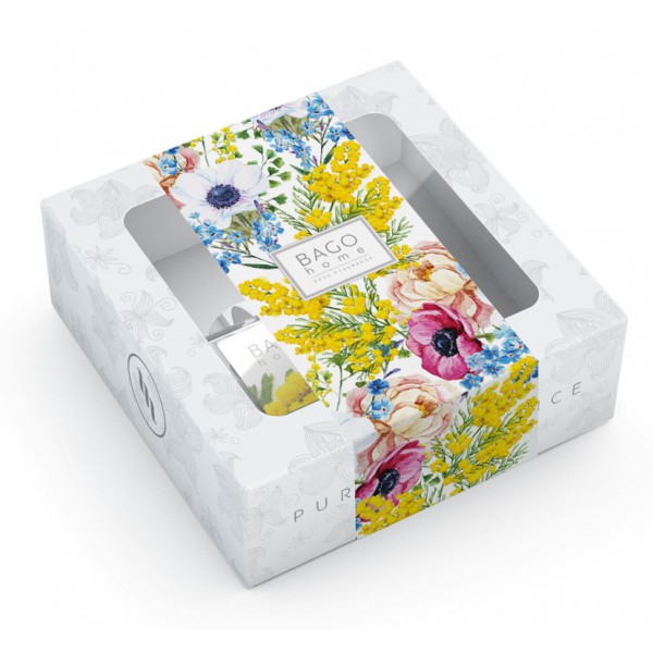 Набор BAGO home Мимоза диффузор 50мл Первые цветы спрей 30мл фото 1