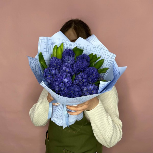 Букет из гиацинтов фото 2